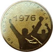 2 Zlotys 30. rocznica Czerwca ‘76, Poland, 2006 reverse image