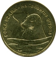 2 Zlotys Grey Seal (Halichoerus grypus), Poland, 2007 reverse image