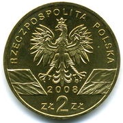 2 Zlotys Falcon (Falco peregrinus) obverse image