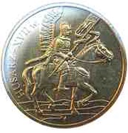 2 Zlotys Husarz XVII w., Poland, 2009 reverse image