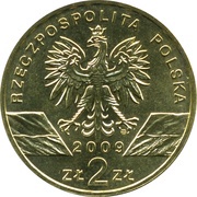 2 Zlotys Jaszczurka zielona (Lacerta viridis) obverse image
