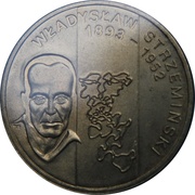 2 Zlotys Władysław Strzemiński, Poland, 2009 reverse image