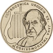 2 Zlotys Jan Twardowski, Poland, 2010 reverse image