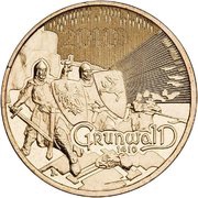 2 Zlotys Grunwald, Poland, 2010 reverse image