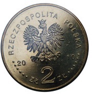 2 Zlotys Polish August of 1980 obverse image