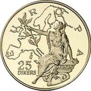 25 Diners - Joan Martí i Alanis Europa, Andorra, 1996 reverse image
