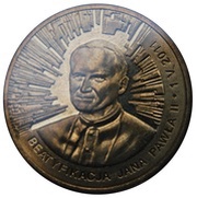 2 Zlotys Beatification of John Paul II, Poland, 2011 reverse image