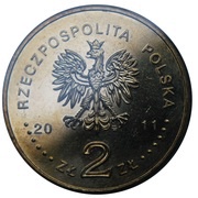 2 Zlotys Ignacy Jan Paderewski obverse image