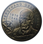 2 Zlotys Ferdynand Ossendowski, Poland, 2011 reverse image