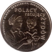 2 Zlotys Ulmów, Kowalskich and Baranków, Poland, 2012 reverse image
