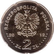 2 Zlotys Radio Trójka obverse image