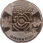 2 Zlotys Radio Trójka reverse image