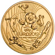 2 Zlotys UEFA European Football Championship, Poland, 2012 reverse image