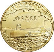 2 Zlotys Okręt podwodny "Orzeł", Poland, 2012 reverse image