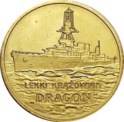 2 Zlotys Lekki krążownik "Dragon", Poland, 2012 reverse image