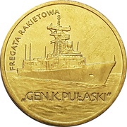 2 Zlotys Fregata rakietowa "Gen. K. Pułaski", Poland, 2013 reverse image