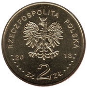 2 Zlotys Polish Society for the Mentally Handicapped obverse image