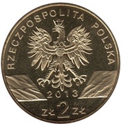 2 Zlotys Żubr (Bison bonasus) obverse image