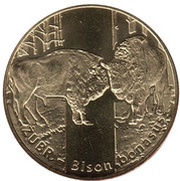 2 Zlotys Żubr (Bison bonasus), Poland, 2013 reverse image