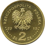 2 Zlotys Agnieszka Osiecka obverse image