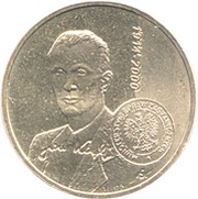 2 Zlotys Centenary of the birth of Jan Karski, Poland, 2014 reverse image