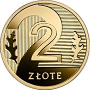 2 Zlotys One Hundred Years of the Zloty reverse image