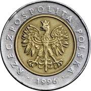 5 Zlotys obverse image
