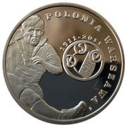 5 Zlotys Polonia Warsaw, Poland, 2011 reverse image