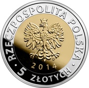 5 Zlotys Royal Castle in Warsaw obverse image