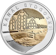 5 Zlotys Bydgoszcz Canal, Poland, 2015 reverse image