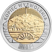 5 Zlotys Liberation Mound, Poland, 2019 reverse image
