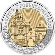 5 Zlotys The Former Benedictine Monastery on Święty Krzyż Mount, Poland, 2022 reverse image