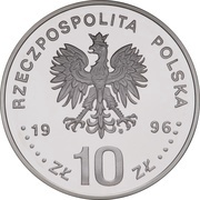 10 Zlotys Bust of Sigismund II Augustus obverse image