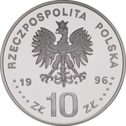 10 Zlotys Half lenght of Sigismund II Augustus obverse image