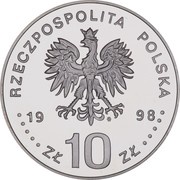 10 Zlotys Sigismund III Vasa obverse image