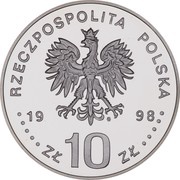 10 Zlotys Sigismund III Vasa obverse image