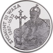 10 Zlotys Sigismund III Vasa, Poland, 1998 reverse image