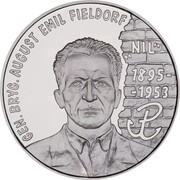 10 Zlotys A. E. Fieldorf, Poland, 1998 reverse image
