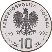 10 Zlotys Krakow Academy obverse image