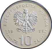 10 Zlotys Władysław IV Vaza obverse image