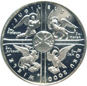 10 Zlotys Wielki Jubileusz Roku 2000, Poland, 2000 reverse image