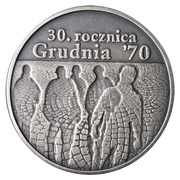 10 Zlotys Grudnia '70, Poland, 2000 reverse image