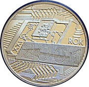 10 Zlotys Rok 2001, Poland, 2001 reverse image
