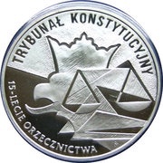10 Zlotys Trybunał Konstytucyjny, Poland, 2001 reverse image