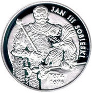 10 Zlotys Jan III Sobieski, Poland, 2001 reverse image