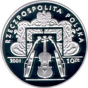 10 Zlotys Henryk Wieniawski obverse image