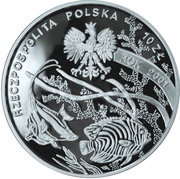 10 Zlotys Michał Siedlecki obverse image