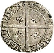 2 Groat "Kromstaart" - John II of Wesemael, Belgium, 1417-1464 reverse image
