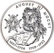 10 Zlotys August II Mocny, Poland, 2002 reverse image