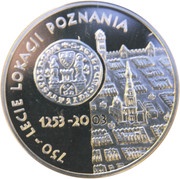 10 Zlotys Poznań, Poland, 2003 reverse image